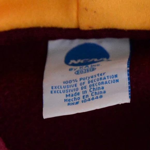Vintage NCAA Colosseum  Maroon Cent. Michigan Chippewas Lantern Pullover Hoodie - Picture 13 of 13